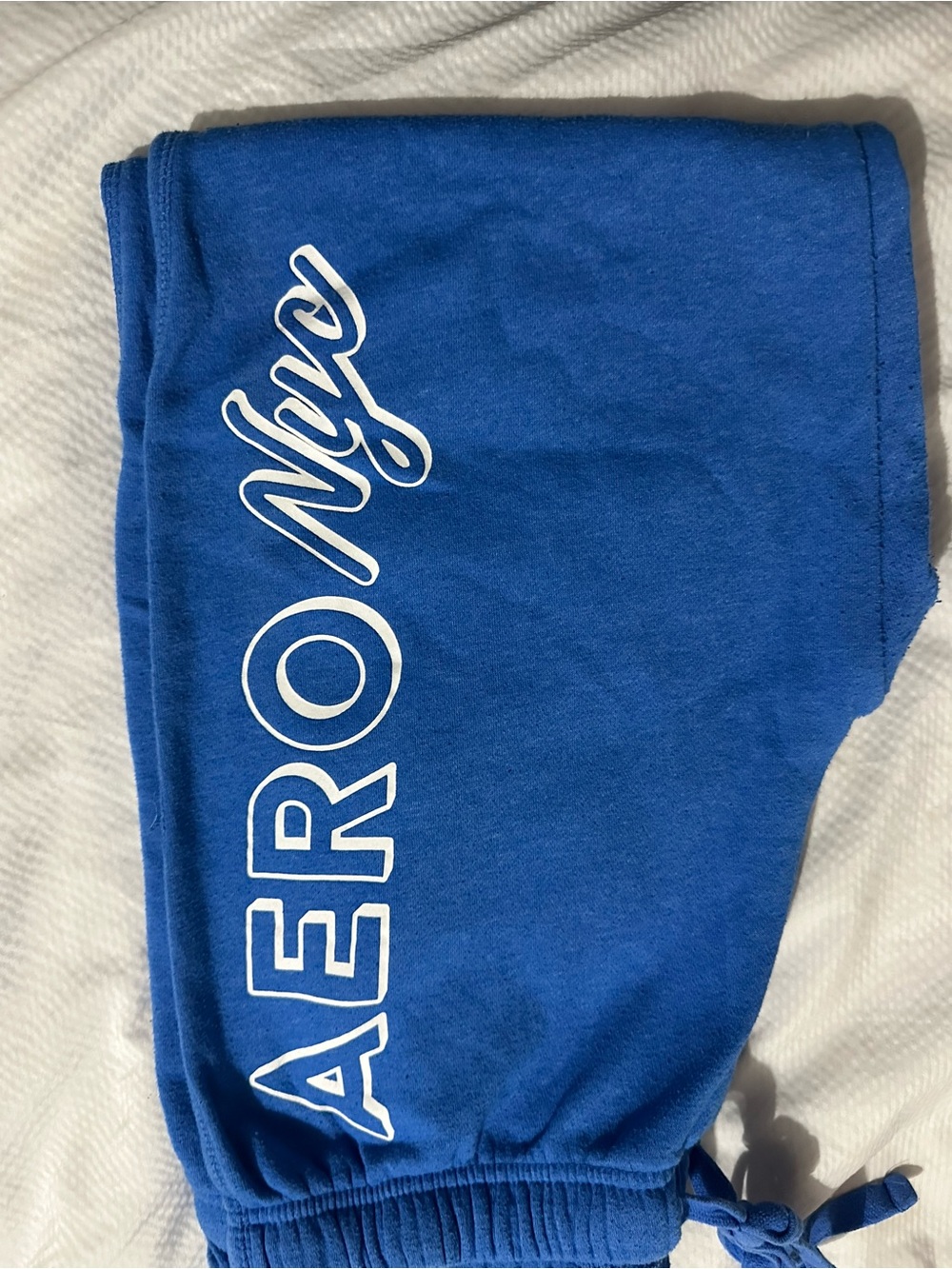 Aeropostale Blue Logo Sweatshorts